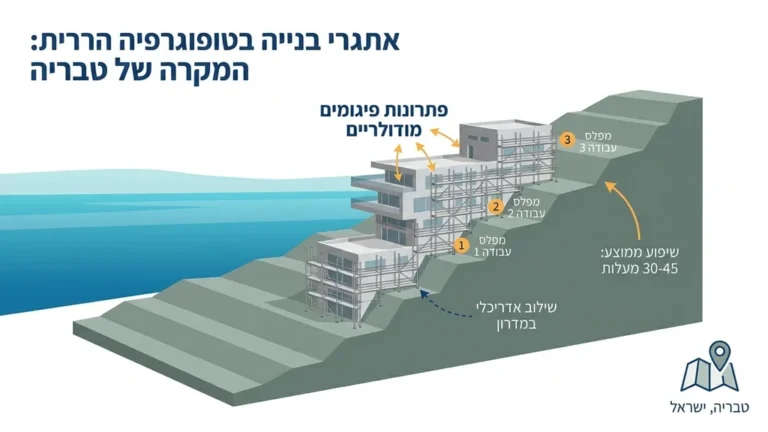פרויקט בנייה בטבריה המשקיף אל הכנרת
