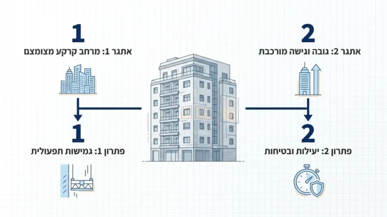 פרויקט בנייה ושיפוץ עירוני באזור השרון
