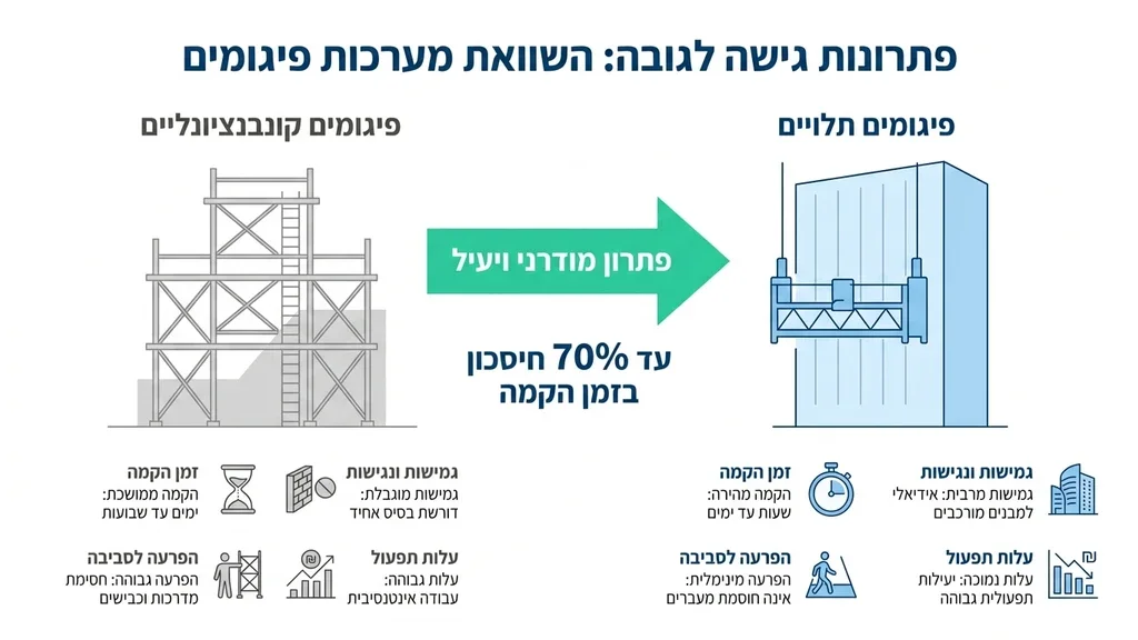 נוצר על ידי מודל בינה מלאכותית Gemini Pro השכרת פיגומים בעכו לעבודות מול הים