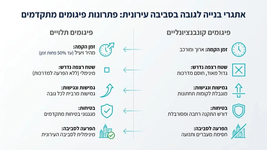 נוצר על ידי מודל בינה מלאכותית Gemini Pro פיגומים תלויים בפרויקט בנייה מודרני בנס ציונה