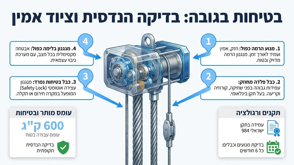 נוצר על ידי מודל בינה מלאכותית Gemini Pro צוות מקצועי מבצע בדיקת בטיחות קפדנית למערכת הרמה חשמלית